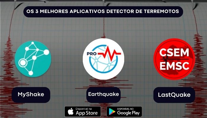 Aplicativo de Detector terremotos - fique atento de qualquer lugar