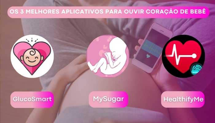 Aplicativo de ouvir coração do bebê ver o tamanho isso tudo na barriga - app gratuito