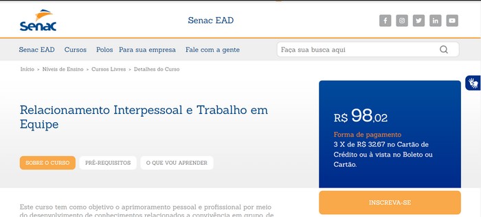 Curso Online de Relacionamento Interpessoal e Trabalho em Equipe