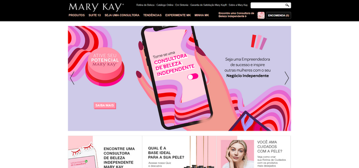 Amostras grátis Mary Kay